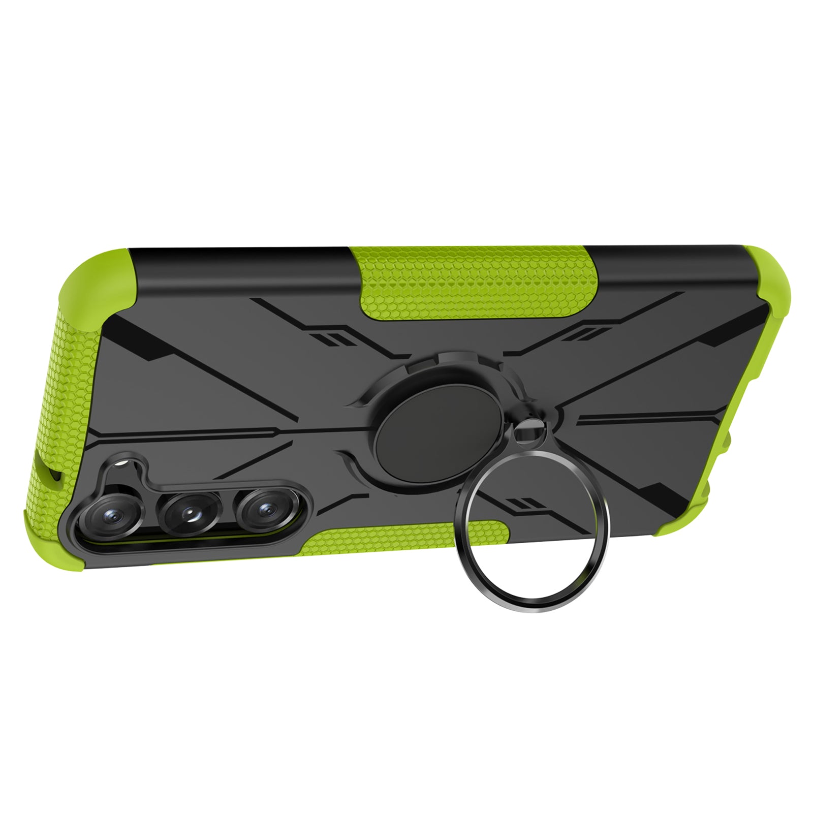 For Samsung Galaxy S23 Hard PC Soft TPU Hybrid Case Anti-scratch Phone Cover with Ring Kickstand For Samsung Galaxy S23 Hard PC Soft TPU Hybrid Case Anti-scratch Phone Cover with Ring Kickstand